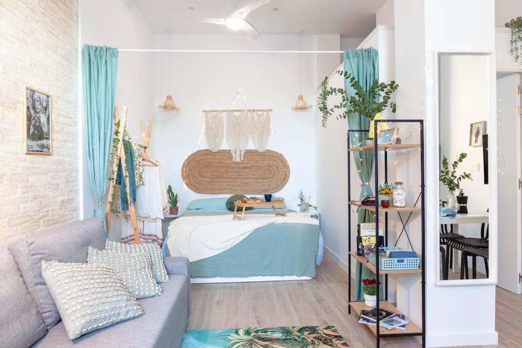 Al5 Seaside Bliss-Stylish Loft Steps From Malvarrosa Valencia Exterior foto